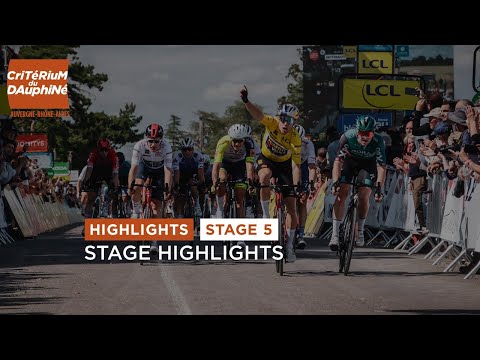 #Dauphiné 2022 - Stage 5 - Highlights
