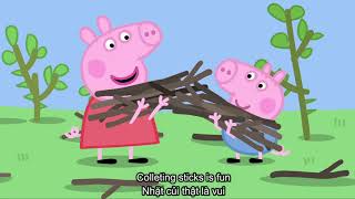 Học tiếng Anh qua Peppa Pig [Vietsub + Eng Sub] Cắm trại