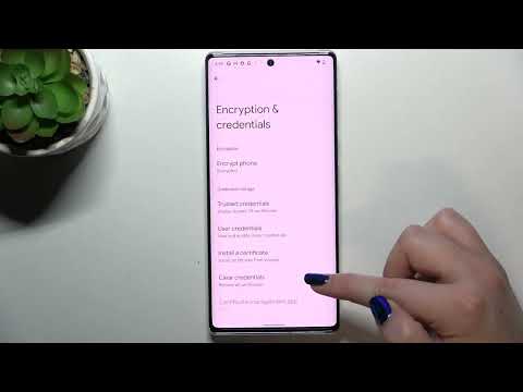 How to Clear Credentials on GOOGLE Pixel 6 Pro - Remove Credentials