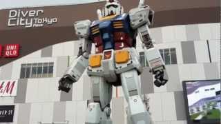 preview picture of video 'GUNDAM 1/1 Full-scale in Diver City TOKYO ガンダム実物大像/ダイバーシティ東京2'