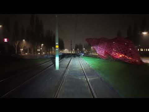 🚈 Late night return to the depot | Tram Driver POV | Nootdorp ➡️ Zichtenburg | The Hague - Holland