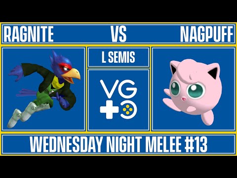 Wednesday Night Melee #13 - Losers Semis - Ragnite (Falco) vs. NagPuff (Jigglypuff)
