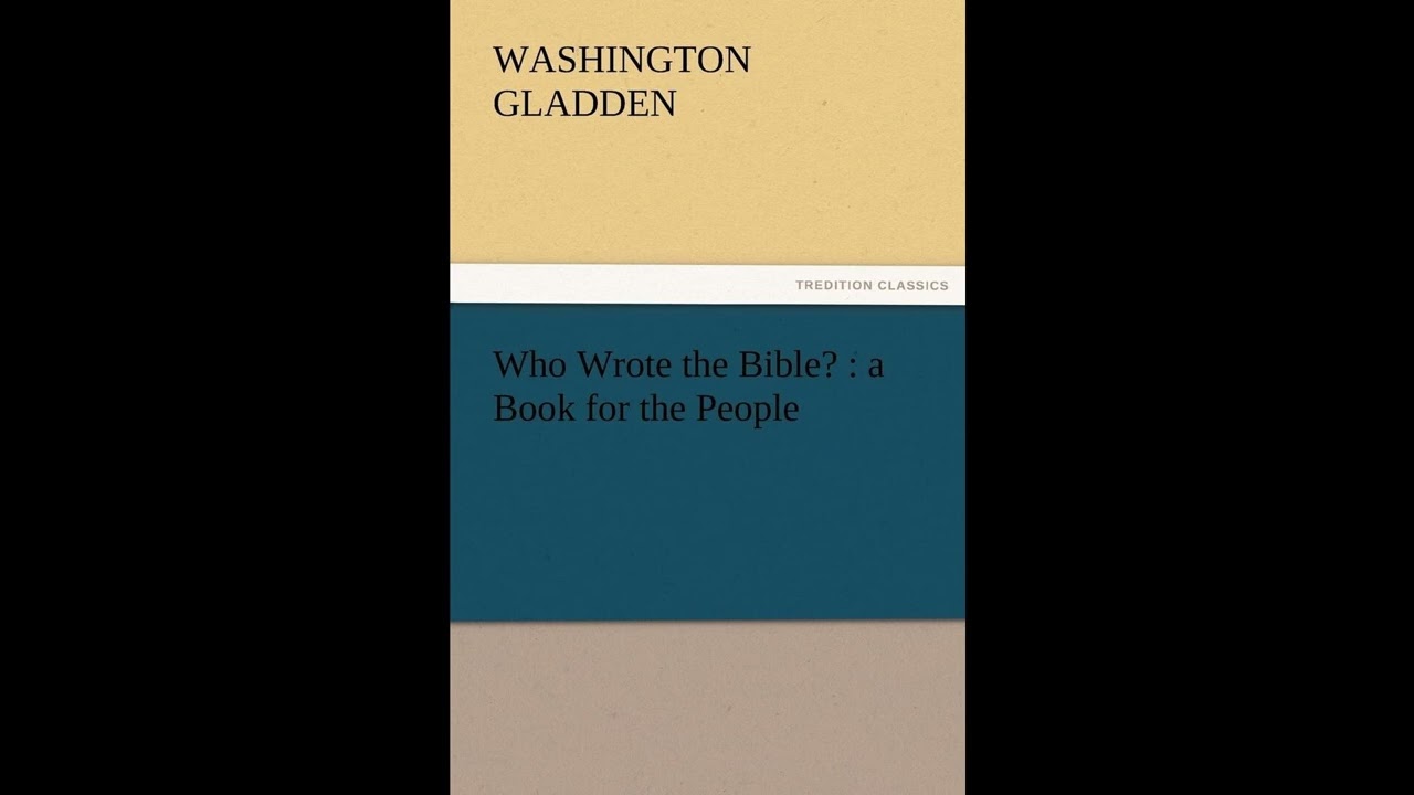Who Wrote the Bible? a Book for the People