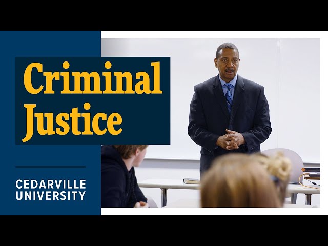 Thumbnail for video titled: Why Study Criminal Justice at Cedarville University?