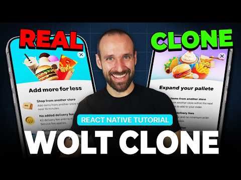 Build a Food Delivery App with React Native (Expo Router, Maps, Reanimated, Zustand) | Wolt Clone