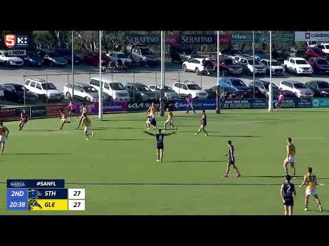 Rd 5 Hostplus SANFL Snapshot - South's Noah Howes snaps from tough angle