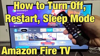 Amazon Fire TV: How to Turn OFF, Restart, Sleep Mode (several ways)