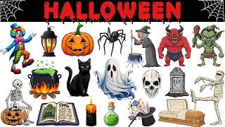 Halloween Words | Halloween Vocabulary in English | English Vocabulary | Learn English