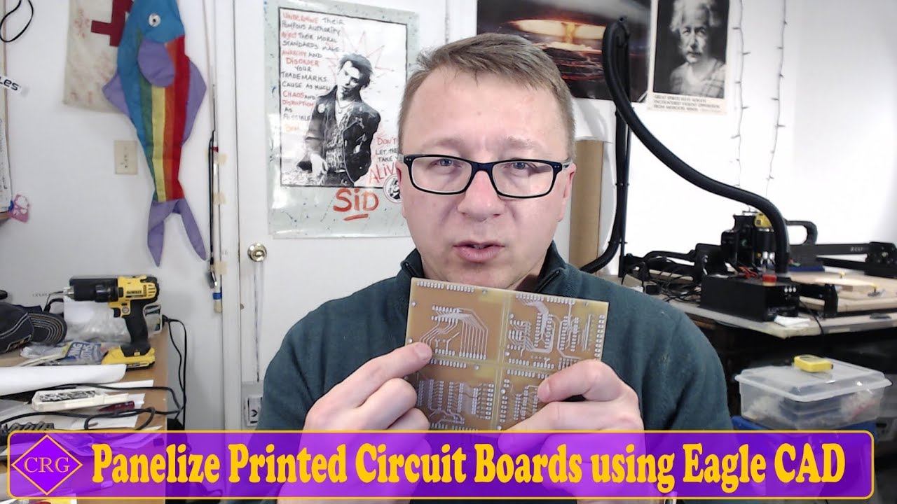 Panelizing PCBs with Eagle CAD