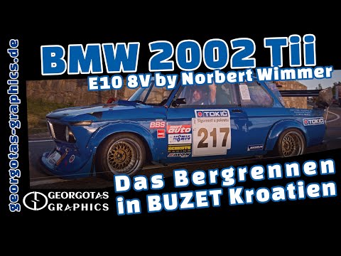BMW 2002 Tii - E10 8V by Norbert Wimmer - Das Bergrennen in Buzet Kroatien #BMW E10 | #BMW 2002