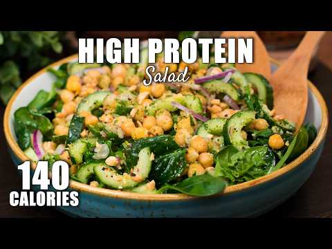 If you're over 50, this recipe is for you! Chickpea and cucumber salad that burns belly fat!