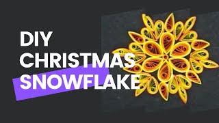 DIY Christmas Crafts - Christmas Snowflake Version 2