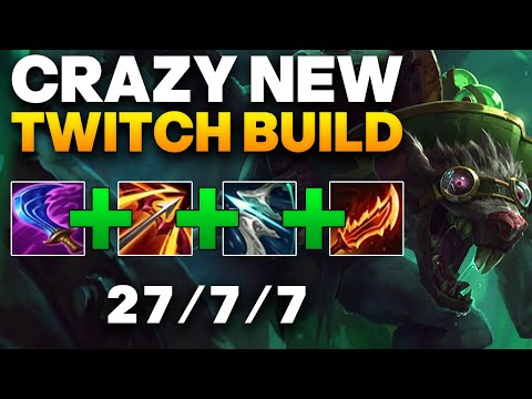 Twitch ADC Gameplay - This Weird New Twitch Build Does Insane AoE Damage | League of Legends