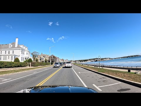 Driving from Lynn, MA to Manchester-by-the-Sea, MA 4K | New England Road Trip 2025