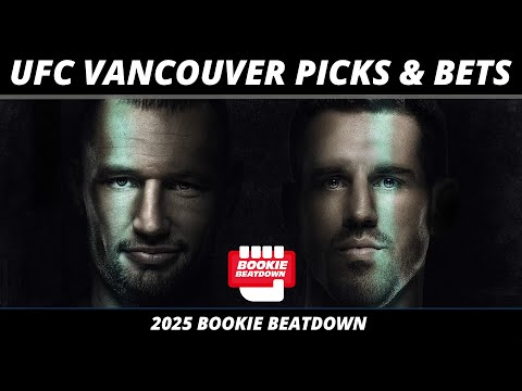 UFC Vancouver Picks, Bets, Props | de Ridder vs Allen Fight Previews, Predictions
