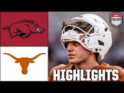 Arkansas Razorbacks vs. Texas Longhorns | Full Game Highlights | ESPN College Football