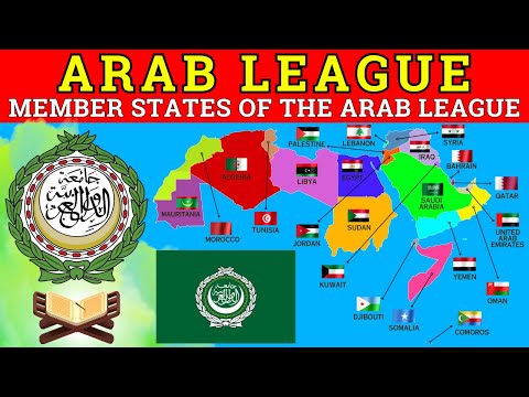 Arab League Map Explained | 22 Member States of the Arab League