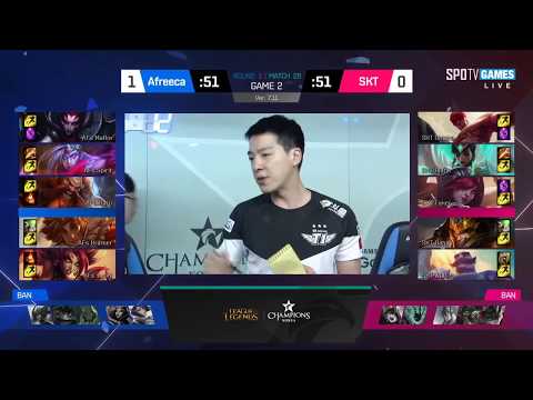 [18.06.2017] SKTvs AFS [LCK Summer 2017] Highlights Game 2 | Blank Leesin vs Spirit Elise
