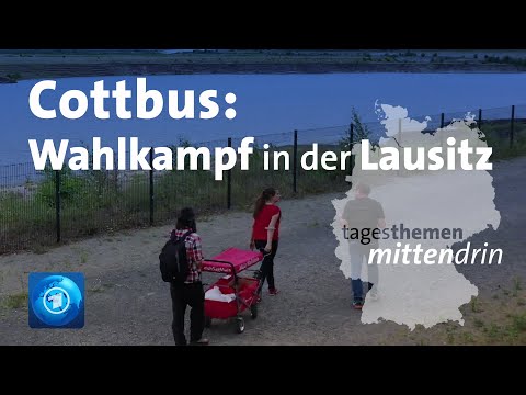Cottbus: Wahlkampf in der Laustiz | tagesthemen mittendrin