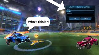 Invading private matches in Rocket League (I am jstn 2.0?!?!)