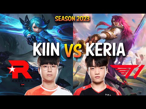 KT Kiin vs T1 Keria - Kiin GWEN vs Keria YONE Top - KR Ranked