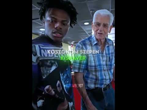 Speed észrevett egy idős bácsit... aztán kifizette a rendelését #ishowspeed #kfc #food
