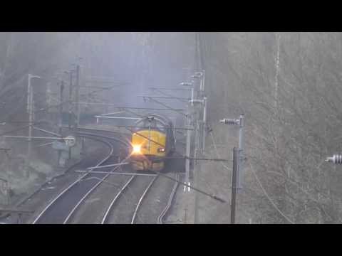 37259/37602 6K73 Sellafield - Crewe flasks with THRASH!! 15th April 2013