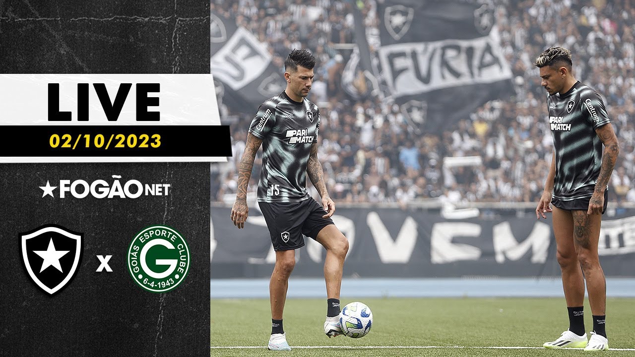 LIVE | Pré-jogo de Botafogo x Goiás, pela 25ª rodada do Campeonato Brasileiro