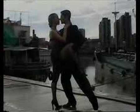  Milena Plebs  and  Ezequiel Farfaro  are  dancing  to  the  tango  "  La Yumba  "
