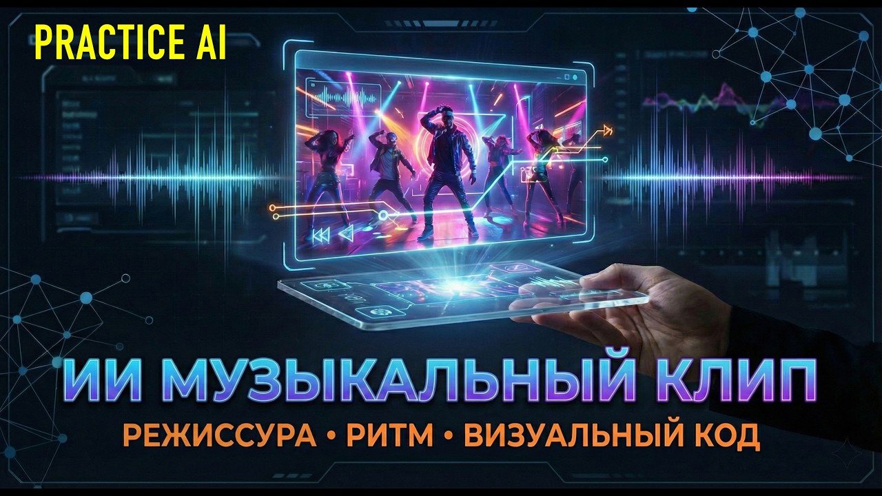 Как сделать МУЗЫКАЛЬНЫЙ КЛИП через нейросети: режиссура, ритм и визуальный код