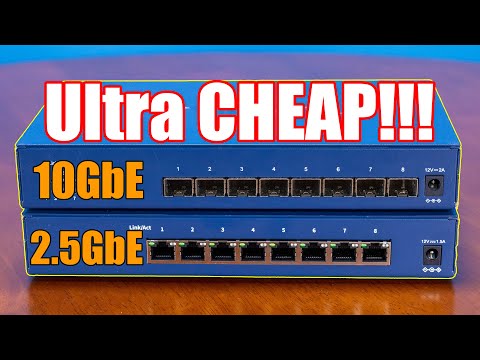 Cheapest AliExpress 2.5GbE and 10GbE Switches from TP-Link