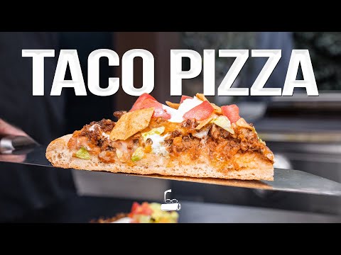 THE TACO PIZZA FROM CASEY'S (VIEWER SUGGESTED RECIPE) | SAM THE COOKING GUY