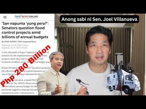 Sen. Villanueva: 1 Billion a day in Flood Control