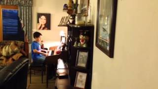 12 year old who never took piano lessons, playing Jerry Lee Lewis