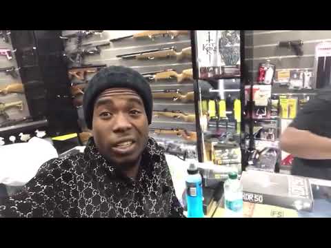 Y celeb buying a gun in South Africa