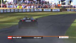 preview picture of video 'The KTM X-BOW GT at the Goodwood Festival of Speed'