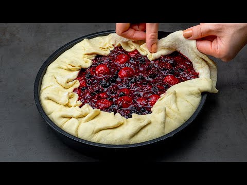 Cette tarte a conquis des millions de ménagères - pâte feuilletée et baies !