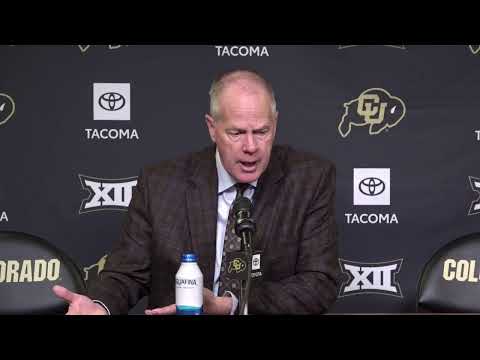 Colorado Men's Basketball Postgame Press Conference