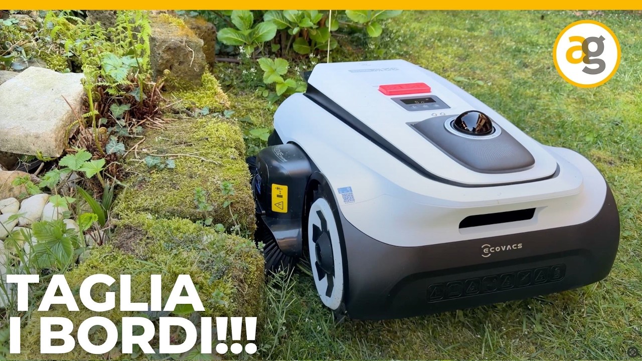 CON DECESPUGLIATORE INTEGRATO! Robot TAGLIAERBA Ecovacs GOAT recensione