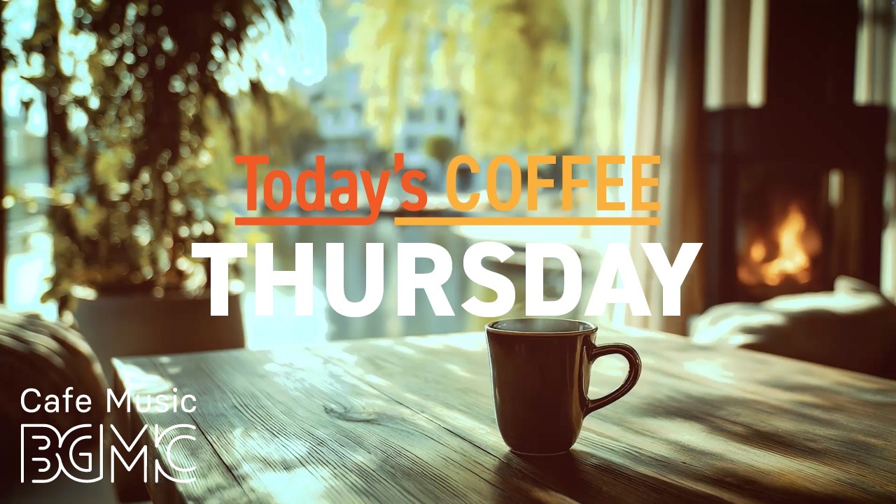 Jazz Relaxing Music ☕ Sunlit Canal Cafe Jazz - Soft Piano & Slow Bossa Nova for Thursday Study