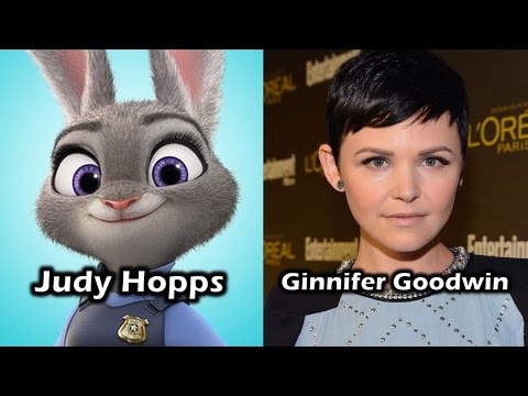 Characters and Voice Actors - Zootopia