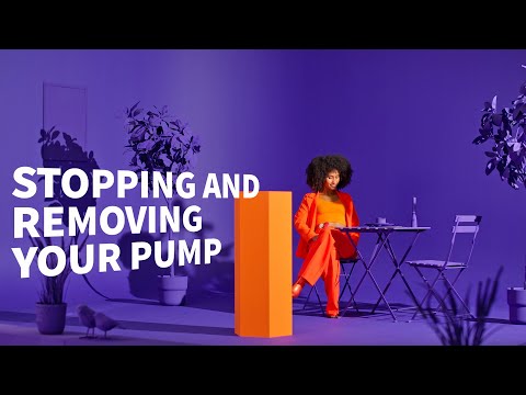Stopping and removing your pump