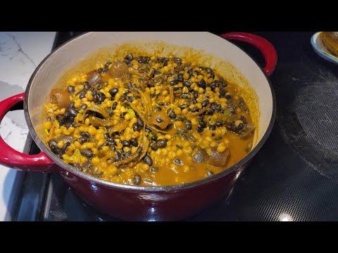 Cornchaff Recipe / Corn and Beans Porridge Recipe