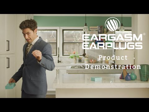 Eargasm Earplugs Product Demonstration Video