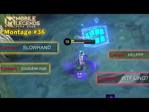 COSMO GUARD SLOWHAND!!? YOU'LL REGRET IT 🔥• FreeStyle Ling Montage Levi Eps. 36 - MLBB