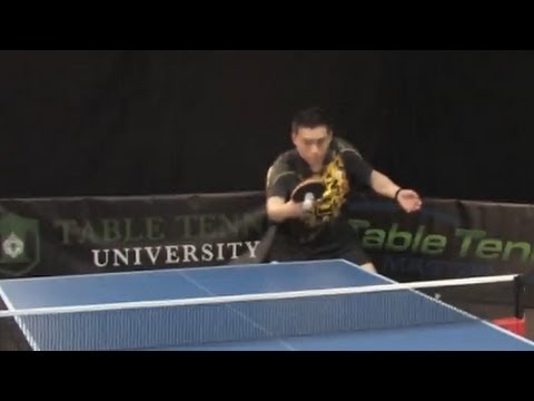 How To Block Heavy Topspin Loops - Table Tennis University