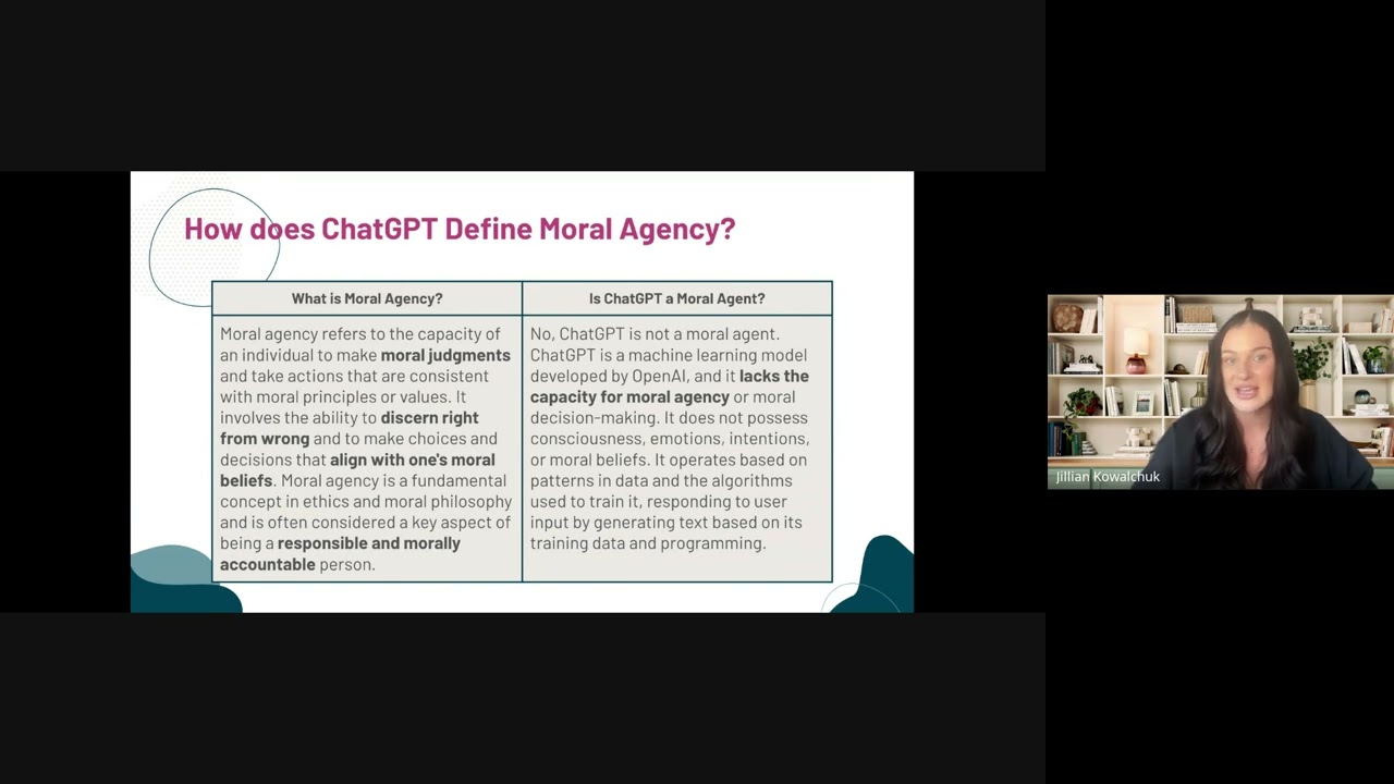 Jill Kowalchuk - Educators as Ethical Guides: Understanding Moral Agency in the AI Era