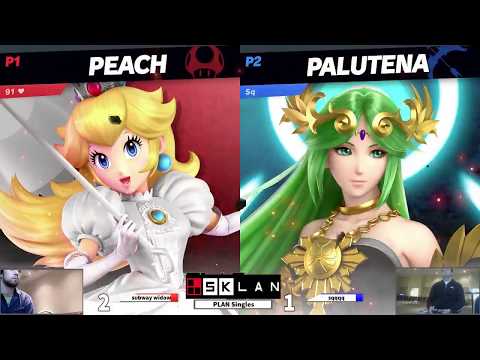 @pinkbombo91 (Peach) vs. Squire (Wolf, Palutena) - Losers Finals - SKLan #2