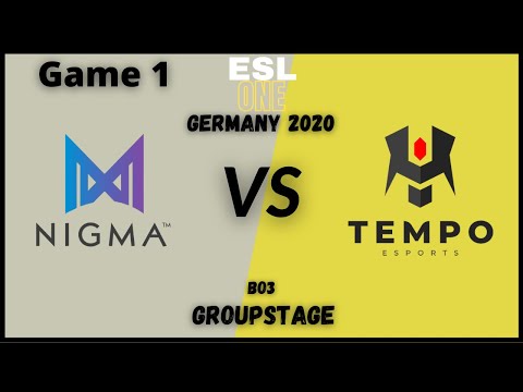 Team Nigma vs Tempo Esports Game1 |BO3| - ESL ONE Germany 2020 Dota 2 Highlights!
