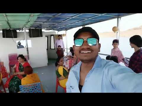 Bargi dam cruiser ship ka luft uthate hue....